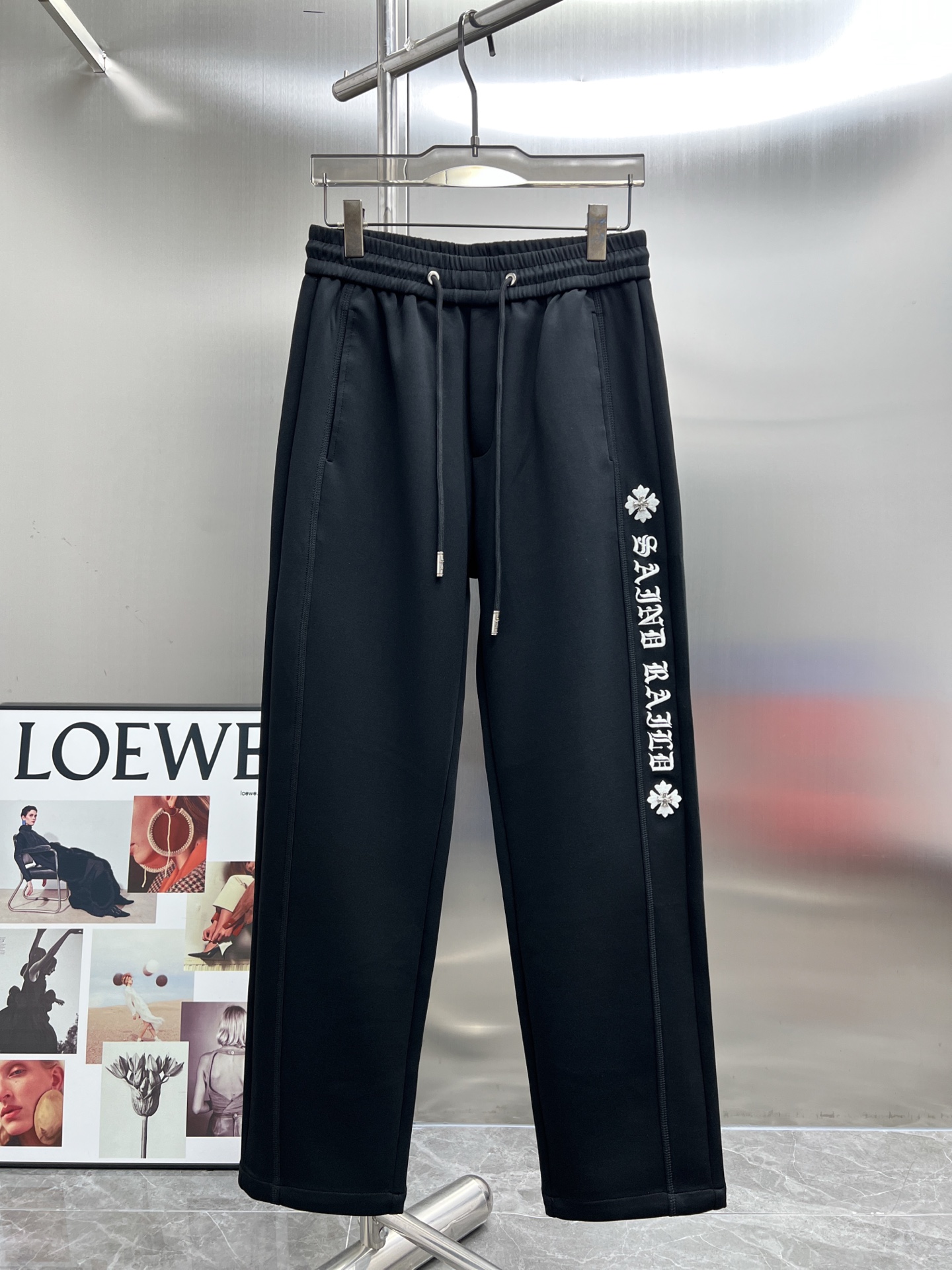 20642#NEW2025秋冬新款 休閒褲獨家定制面料顏色:黑SIZE:M-4XL