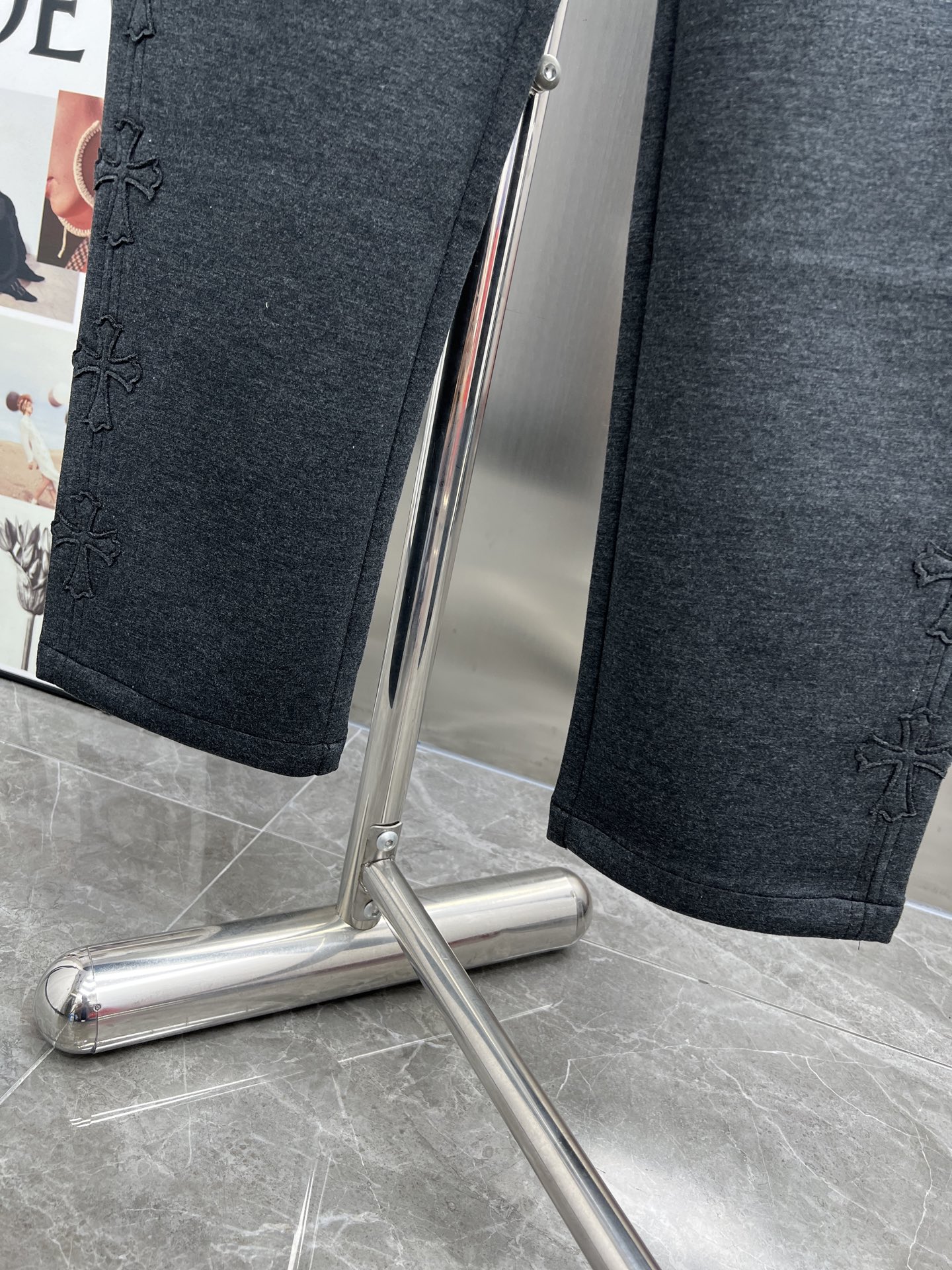 20638#NEW2025秋冬新款 休閒褲獨家定制面料顏色:黑灰SIZE:M-4XL