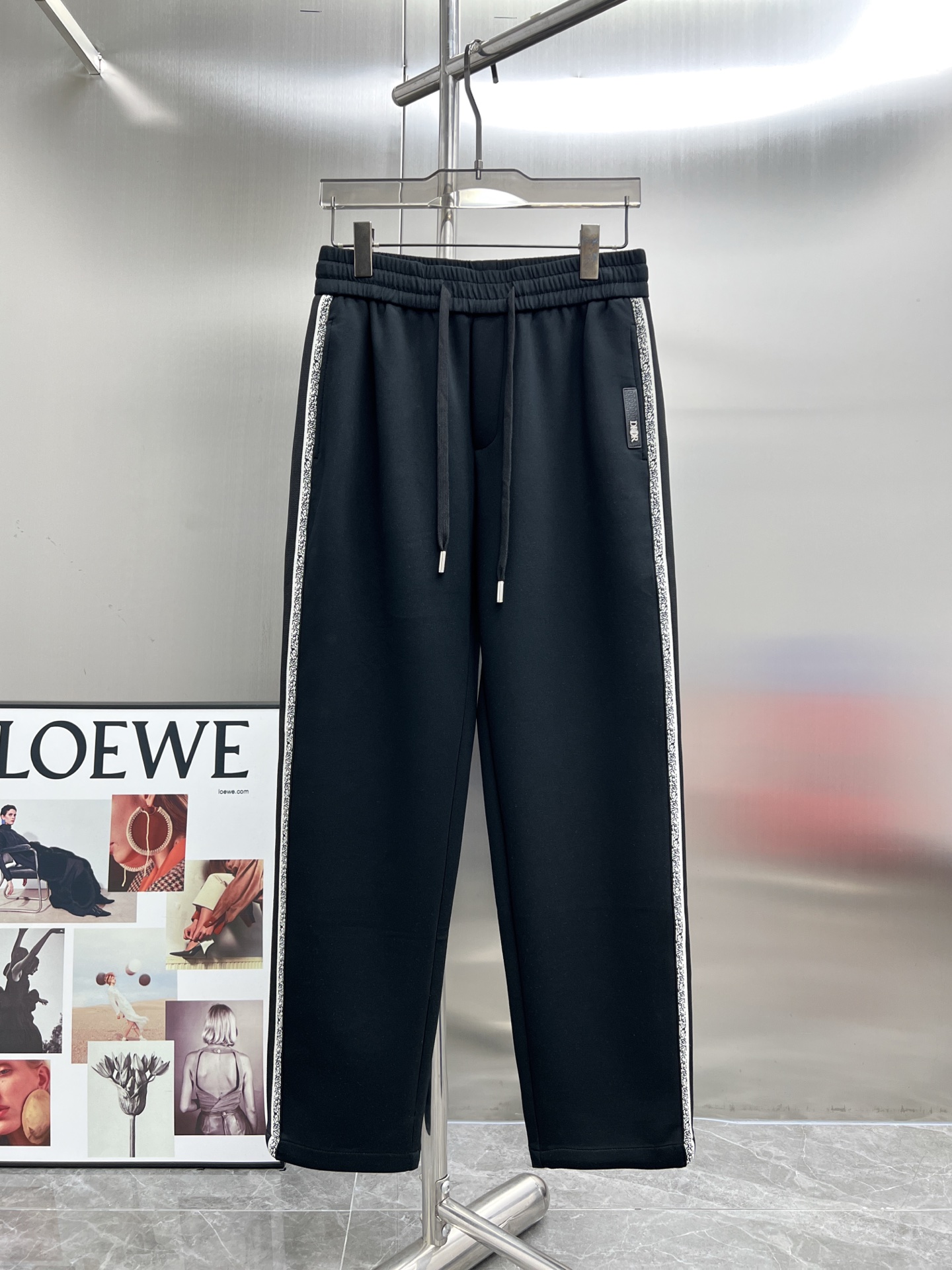 20650#NEW2025秋冬新款 休閒褲獨家定制面料顏色:黑蓝SIZE:M-4XL