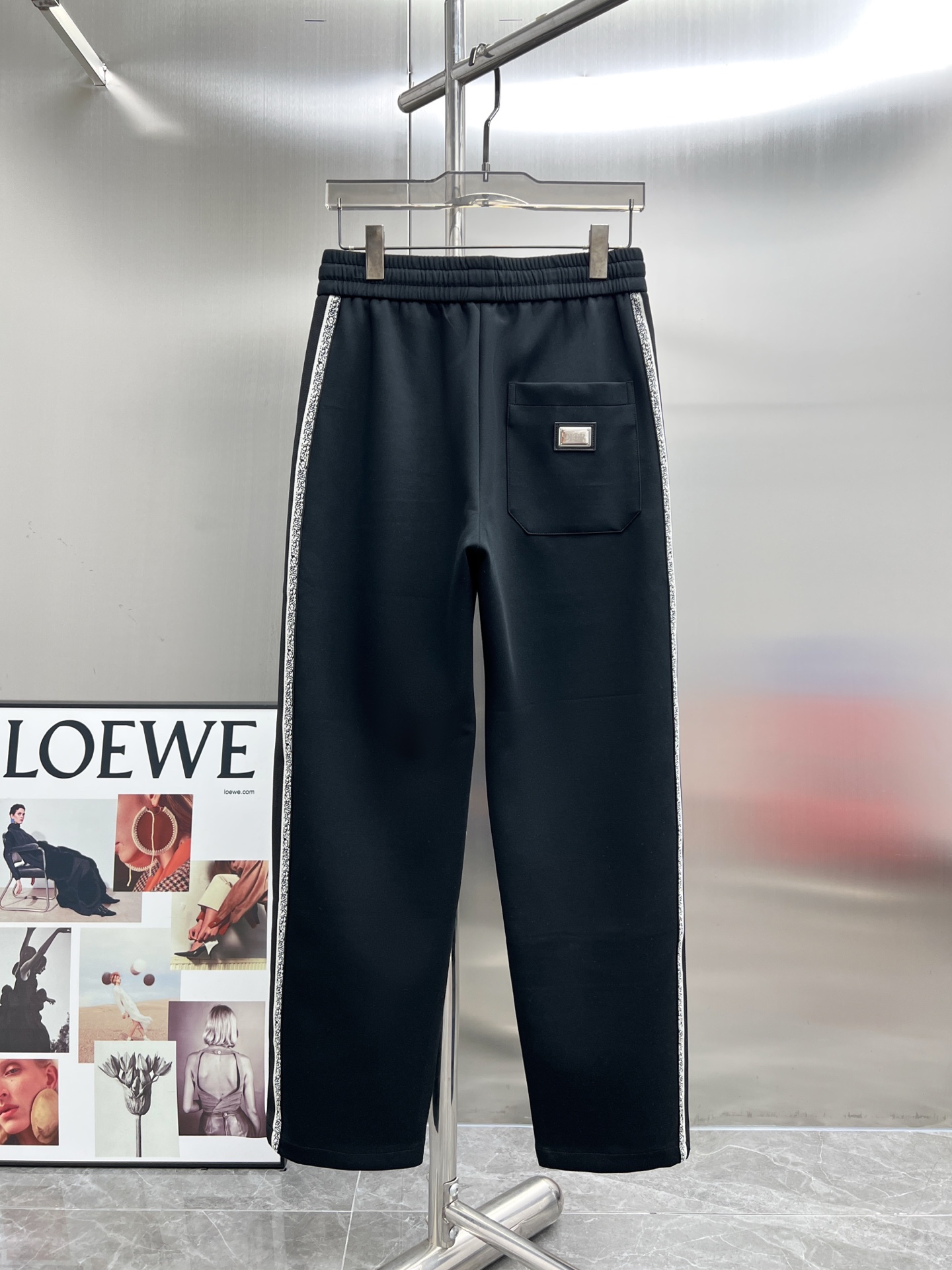 20650#NEW2025秋冬新款 休閒褲獨家定制面料顏色:黑蓝SIZE:M-4XL