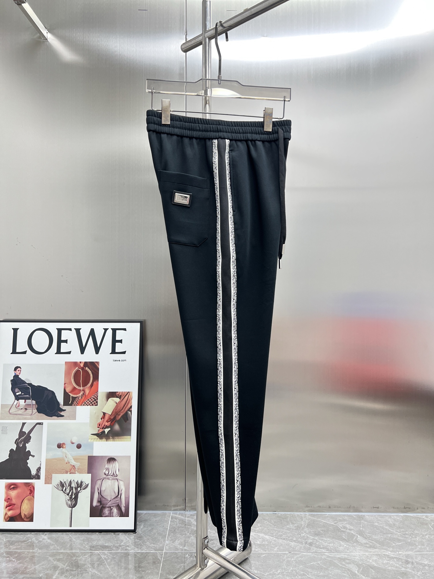 20650#NEW2025秋冬新款 休閒褲獨家定制面料顏色:黑蓝SIZE:M-4XL