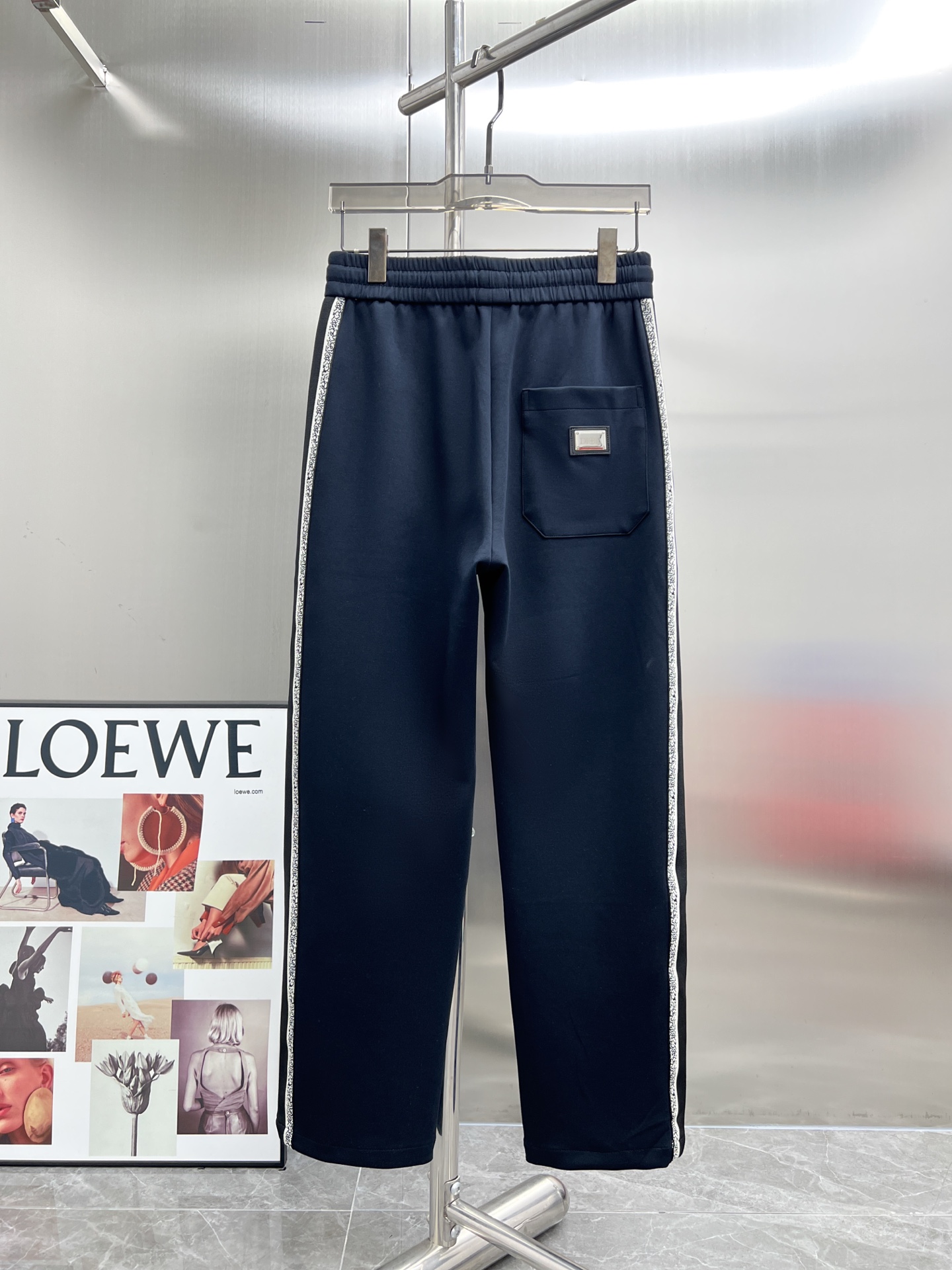 20650#NEW2025秋冬新款 休閒褲獨家定制面料顏色:黑蓝SIZE:M-4XL