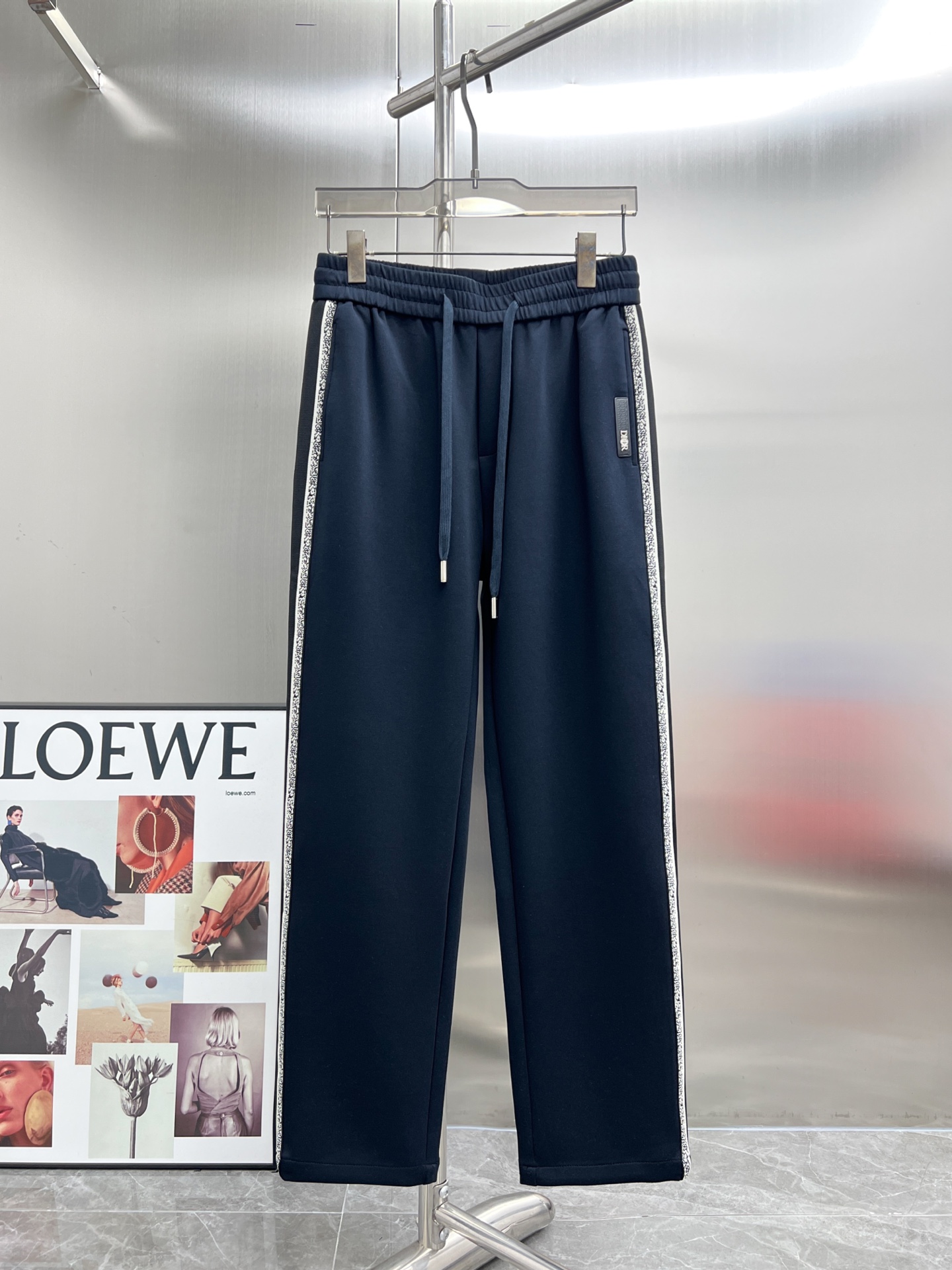 20650#NEW2025秋冬新款 休閒褲獨家定制面料顏色:黑蓝SIZE:M-4XL