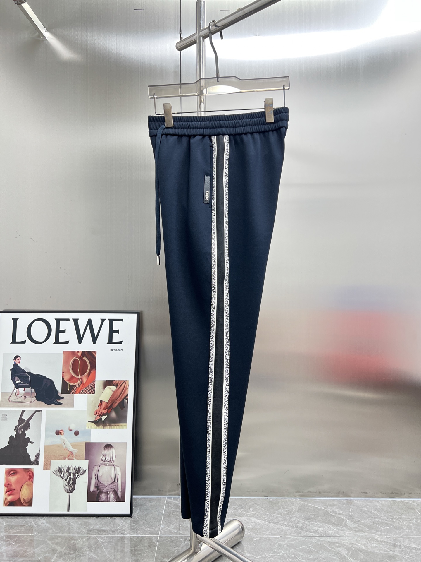 20650#NEW2025秋冬新款 休閒褲獨家定制面料顏色:黑蓝SIZE:M-4XL