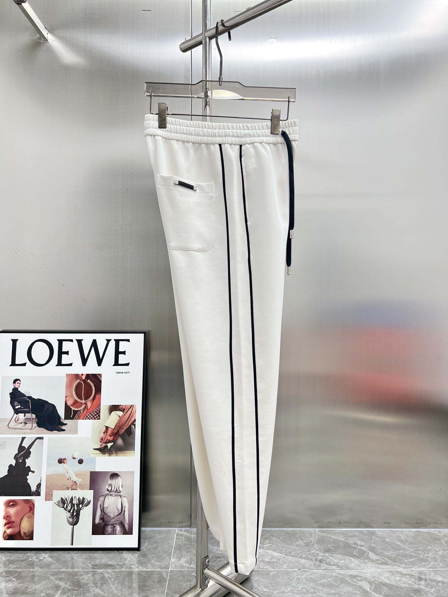 20639#NEW2025秋冬新款 休閒褲獨家定制面料顏色:黑米SIZE:M-4XL