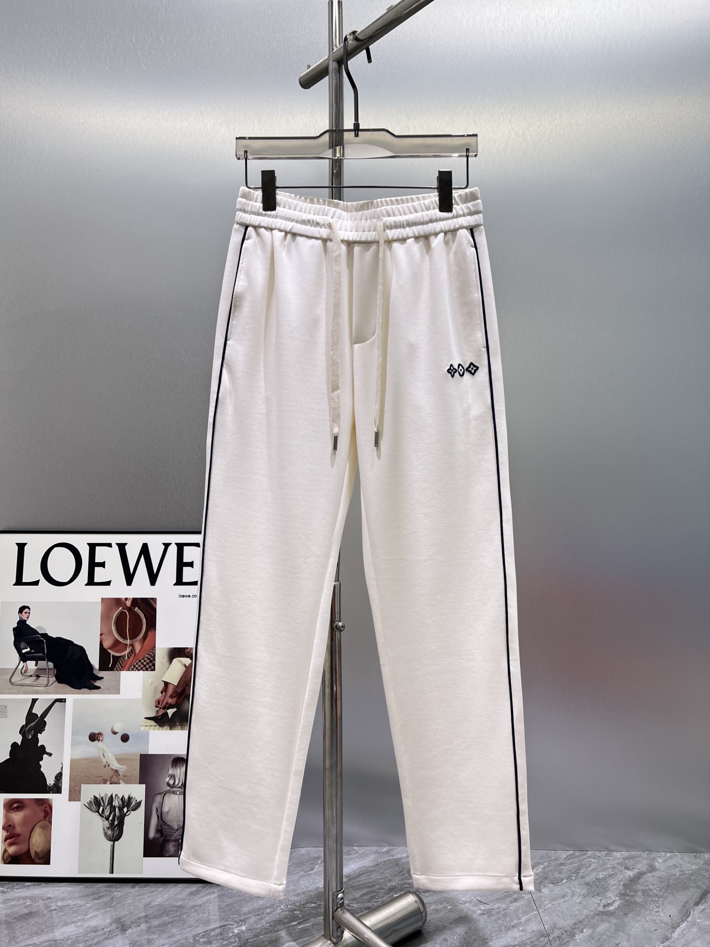 P155 2026 primavera-verano nueva temporada pantalones casuales, tela personalizada exclusiva, colores: negro, blanco, b…