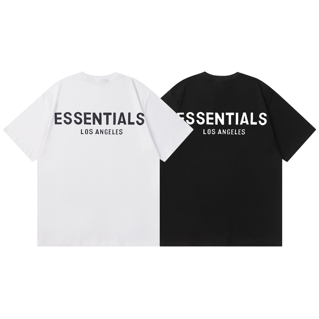 F002# 2024ss FOG ESSENTIALS LOS ANGELES camiseta de manga corta con transferencia reflectante de alta calidad!! Tejido …