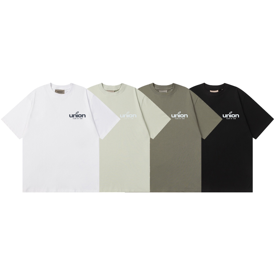 F021# 2024ss Nuevo FOG UNION fear of god camiseta de manga corta ¡¡Alta calidad!! Tejido personalizado origin…