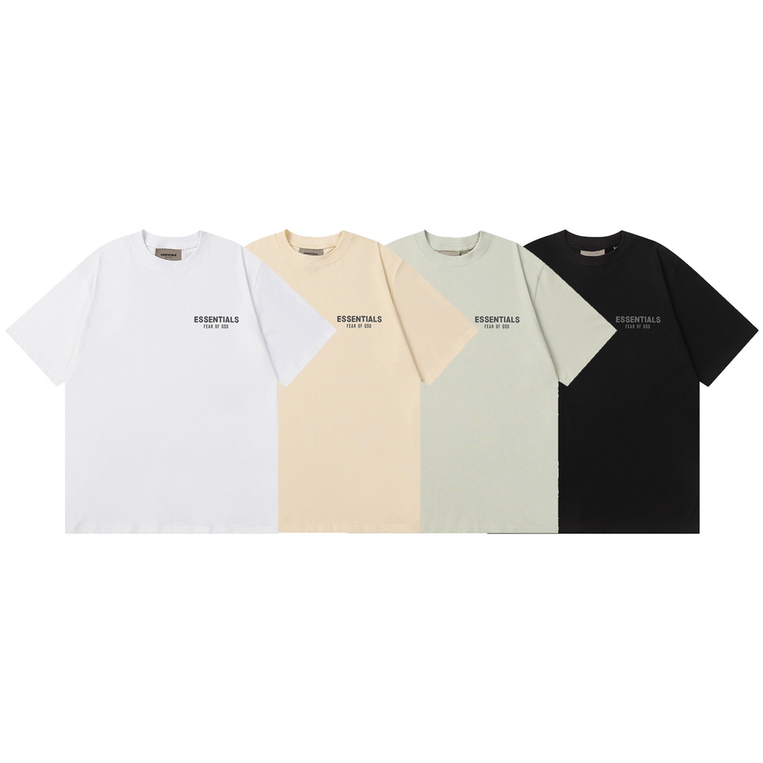 F022# 2024ss Nuevo FOG logo pequeño reflectante fear of god camiseta de manga corta ¡¡Alta calidad!! Tejido personaliza…