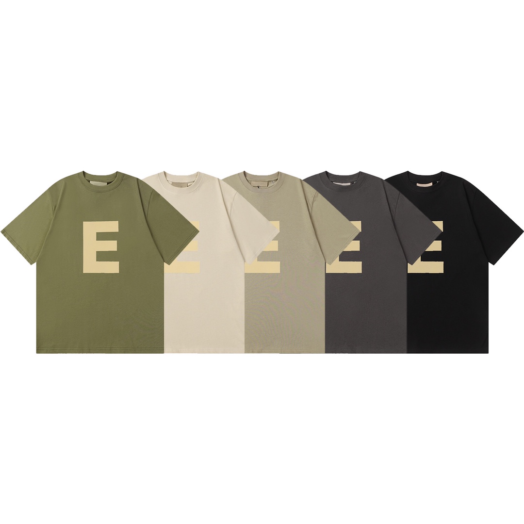 F059# 2024ss ESSENTIALS Fear of God FOG ETERNAL camiseta de manga corta de felpa personalizada de alta calidad. ¡¡Alta …