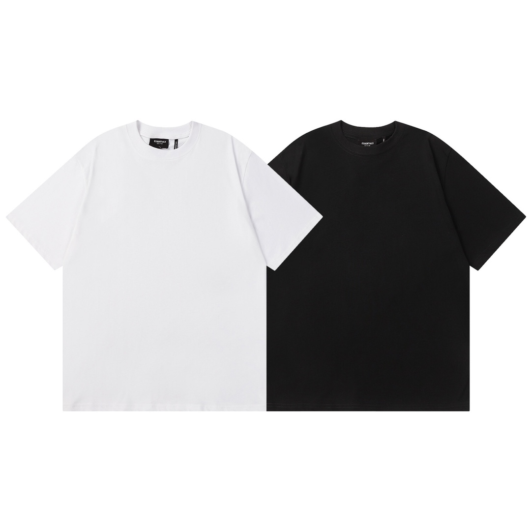 F005# 2024ss Nuevo FOG con pequeño logo reflectante en la espalda fear of god camiseta de manga corta de alta…