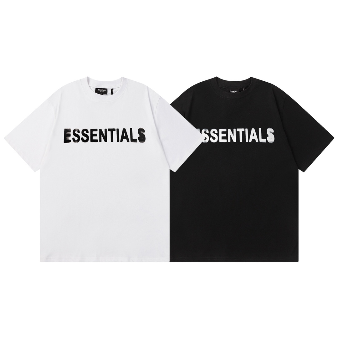 High-Quality Custom T-Shirt with Fog Stamp Design in White and Black
