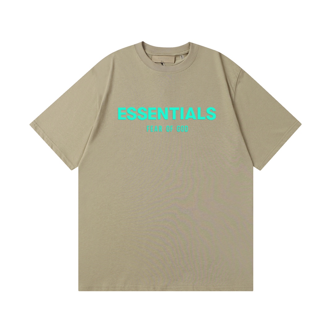 High-Quality Fear of God Essentials Silicone Print T-Shirts for 2025 – Original Custom Fabric - 图片 3