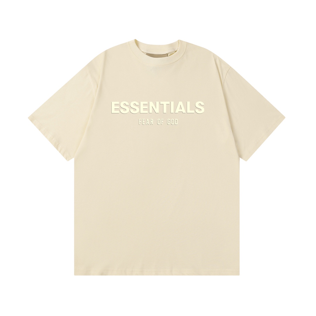 High-Quality Fear of God Essentials Silicone Print T-Shirts for 2025 – Original Custom Fabric - 图片 4