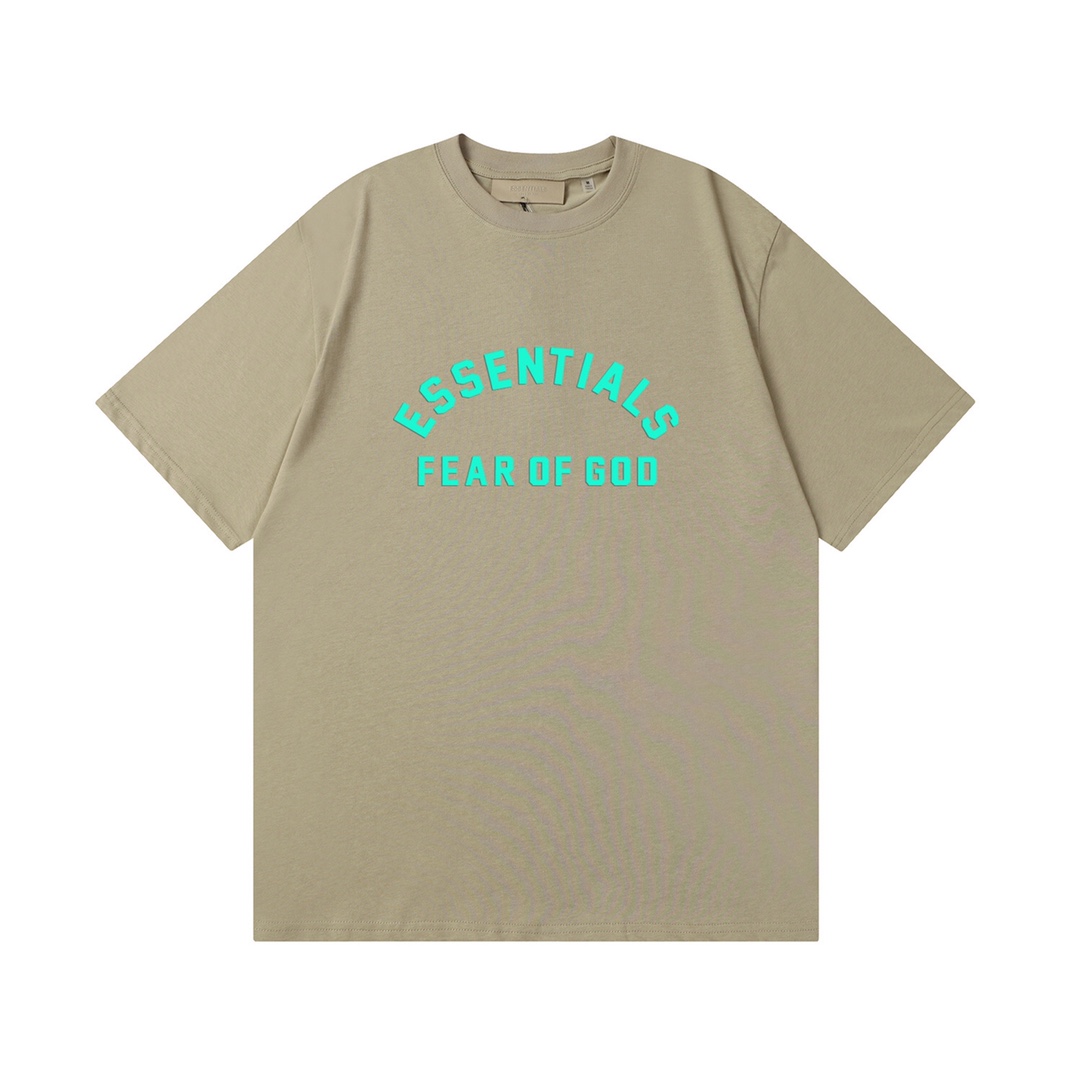 High-Quality Fear of God Essentials Silicone Printing T-Shirts for 2025 - 图片 6