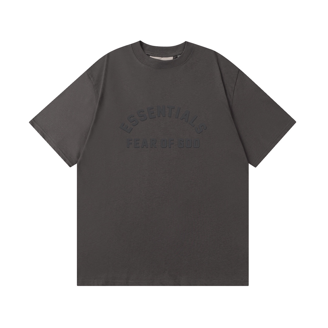 High-Quality Fear of God Essentials Silicone Printing T-Shirts for 2025 - 图片 3
