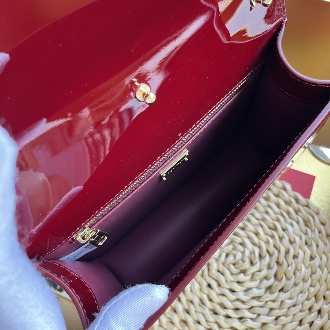 思琳 杜嘉班纳 高定经典皮革女包手袋 #65AAE5E5 8