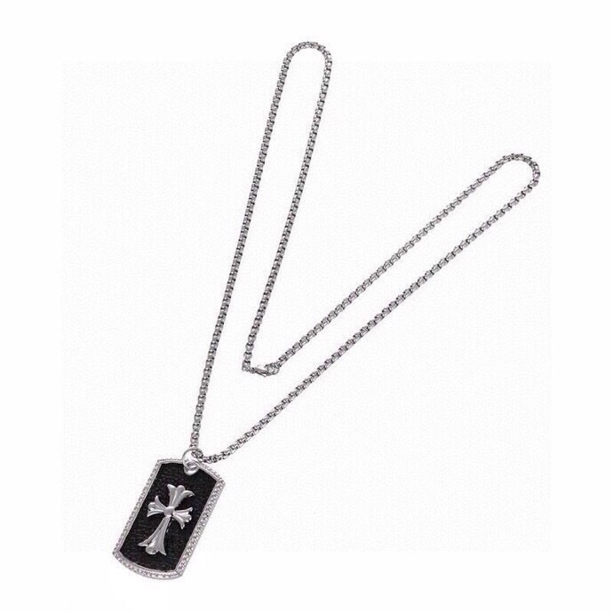 Trendy Chrome Hearts Box Pack Necklace with Hip-Hop Style Sweater Chain. - 图片 2