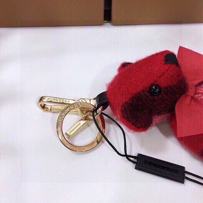 $179 Burberry Teddy Bear with Velvet and Key Buttons, Safe Polyester-Free Filling - 图片 9