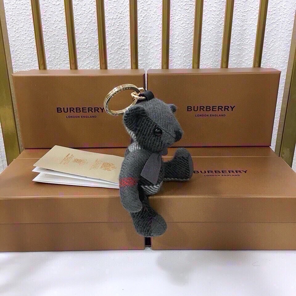 $179 Burberry Teddy Bear with Velvet and Key Buttons, High Quality and Toxic-Free Polyester Fibres - 图片 6