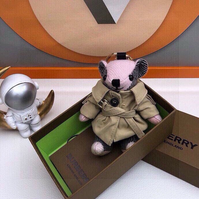 High-Quality Burberry Bear Plush Toy on Sale, Safe Materials, Perfect Symmetry, 12cm Size - 图片 2
