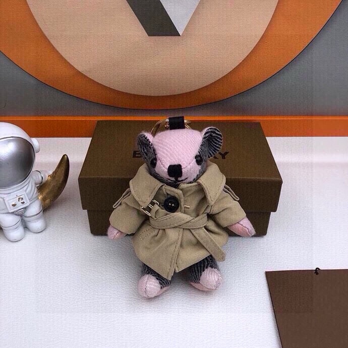 High-Quality Burberry Bear Plush Toy on Sale, Safe Materials, Perfect Symmetry, 12cm Size - 图片 4