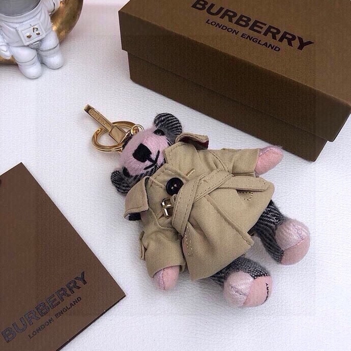 High-Quality Burberry Bear Plush Toy on Sale, Safe Materials, Perfect Symmetry, 12cm Size - 图片 5