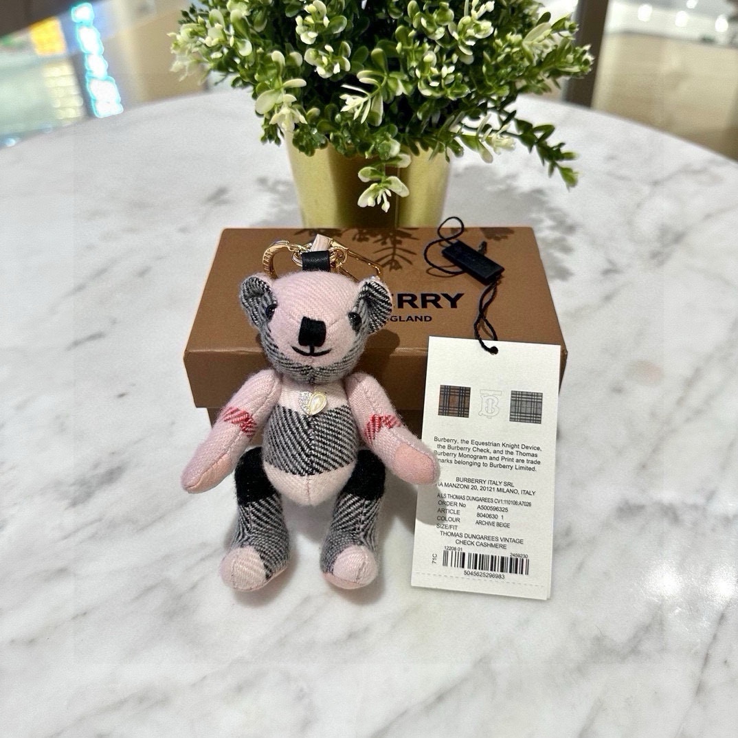 Burberry Teddy Bear with Velvet and Key Buttons, $189 Original Picture, New Sale - 图片 2