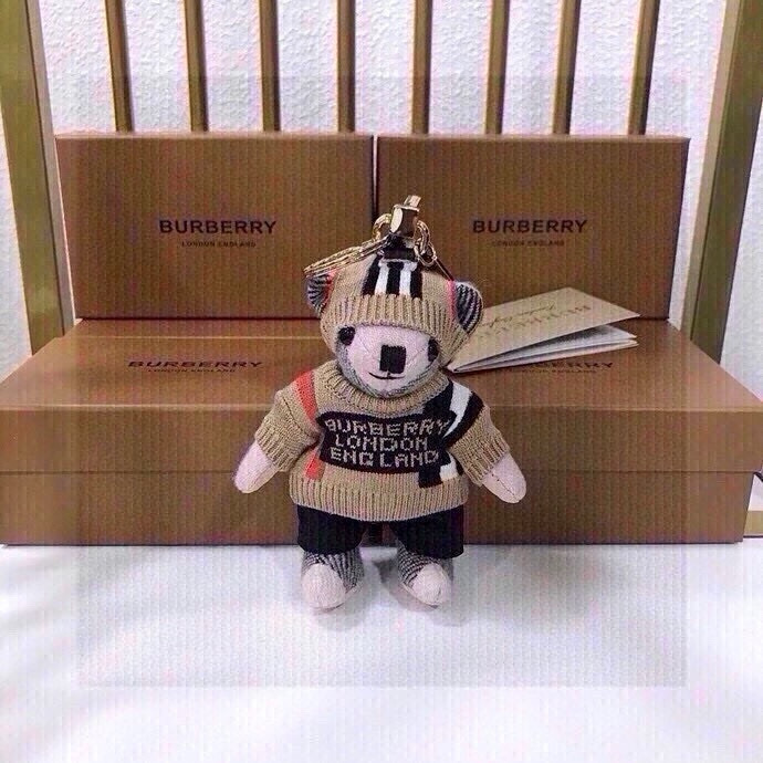 Burberry Velvet Teddy Bear with Key Button – New Sale Overview - 图片 9