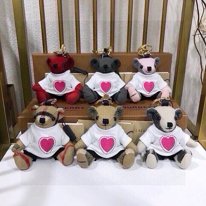 Burberry Velvet Bear Doll: High Quality, Symmetrical Design, Toxic-Free Filling, $209