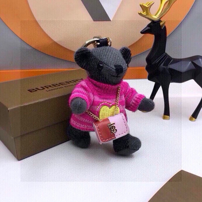 Burberry Bear Plush Toy Sale: High-Quality, Toxic-Free, Symmetrical Design, 12cm, Wool Fabric - 图片 2