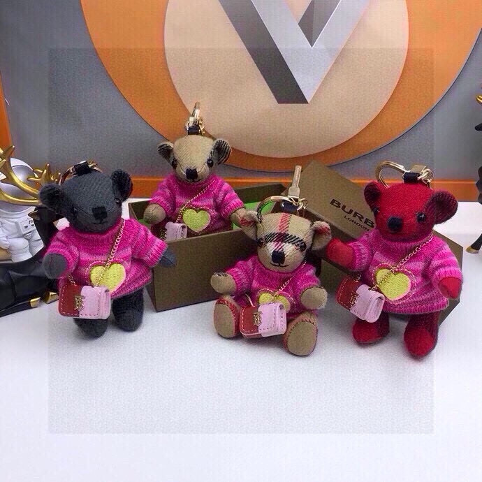 Burberry Bear Plush Toy Sale: High-Quality, Toxic-Free, Symmetrical Design, 12cm, Wool Fabric