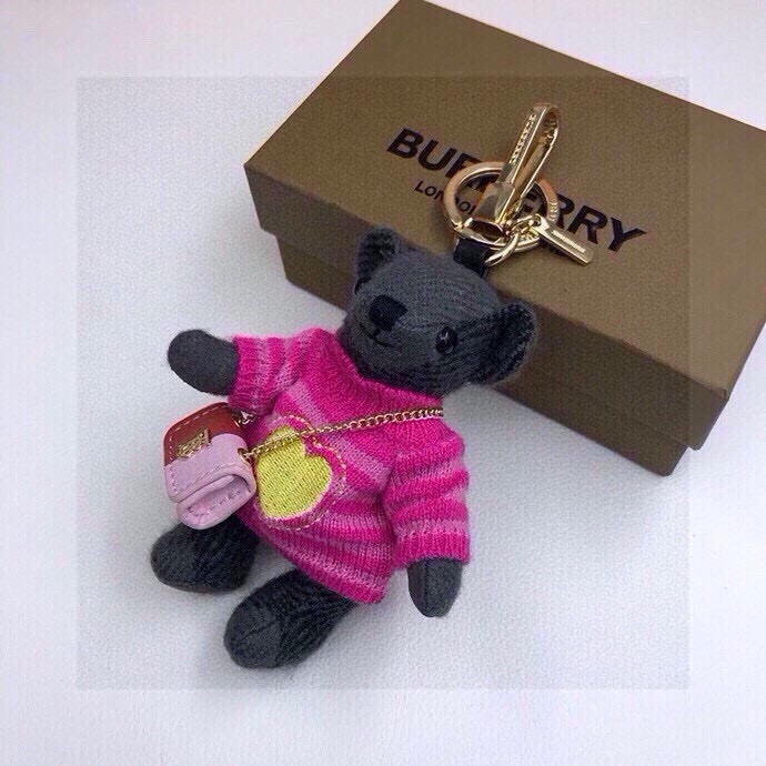 Burberry Bear Plush Toy Sale: High-Quality, Toxic-Free, Symmetrical Design, 12cm, Wool Fabric - 图片 5