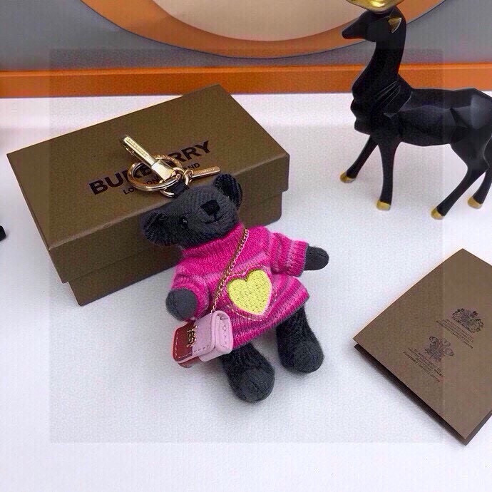 Burberry Bear Plush Toy Sale: High-Quality, Toxic-Free, Symmetrical Design, 12cm, Wool Fabric - 图片 3
