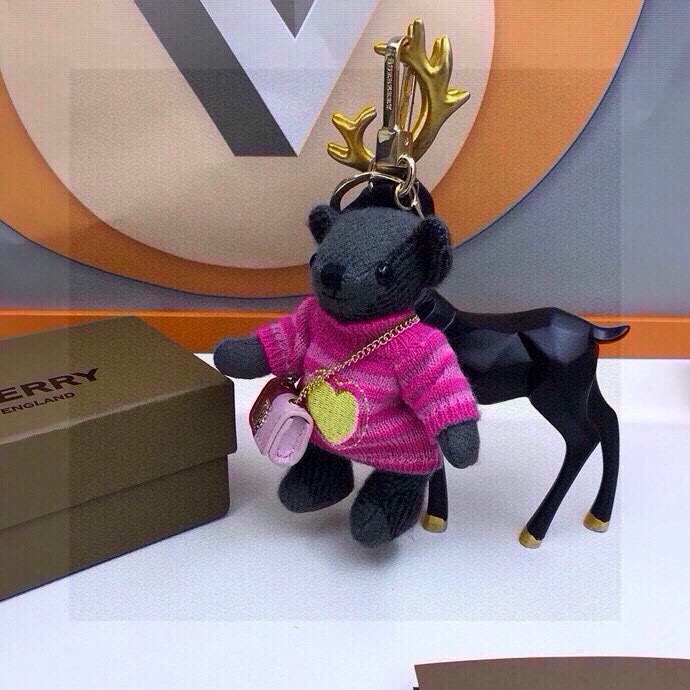 Burberry Bear Plush Toy Sale: High-Quality, Toxic-Free, Symmetrical Design, 12cm, Wool Fabric - 图片 8