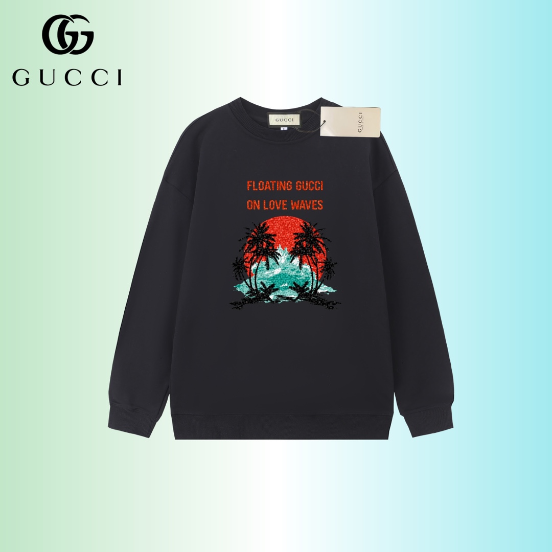 GUCCI高端定制24FW秋冬新款圆领卫衣精心设计兼具舒适性和精致感的专属和系列提升您这个秋季的着装格调