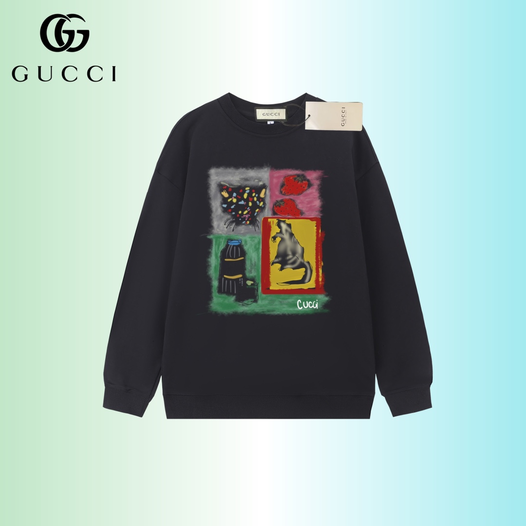 GUCCI高端定制24FW秋冬新款圆领卫衣精心设计兼具舒适性和精致感的专属和系列提升您这个秋季的着装格调