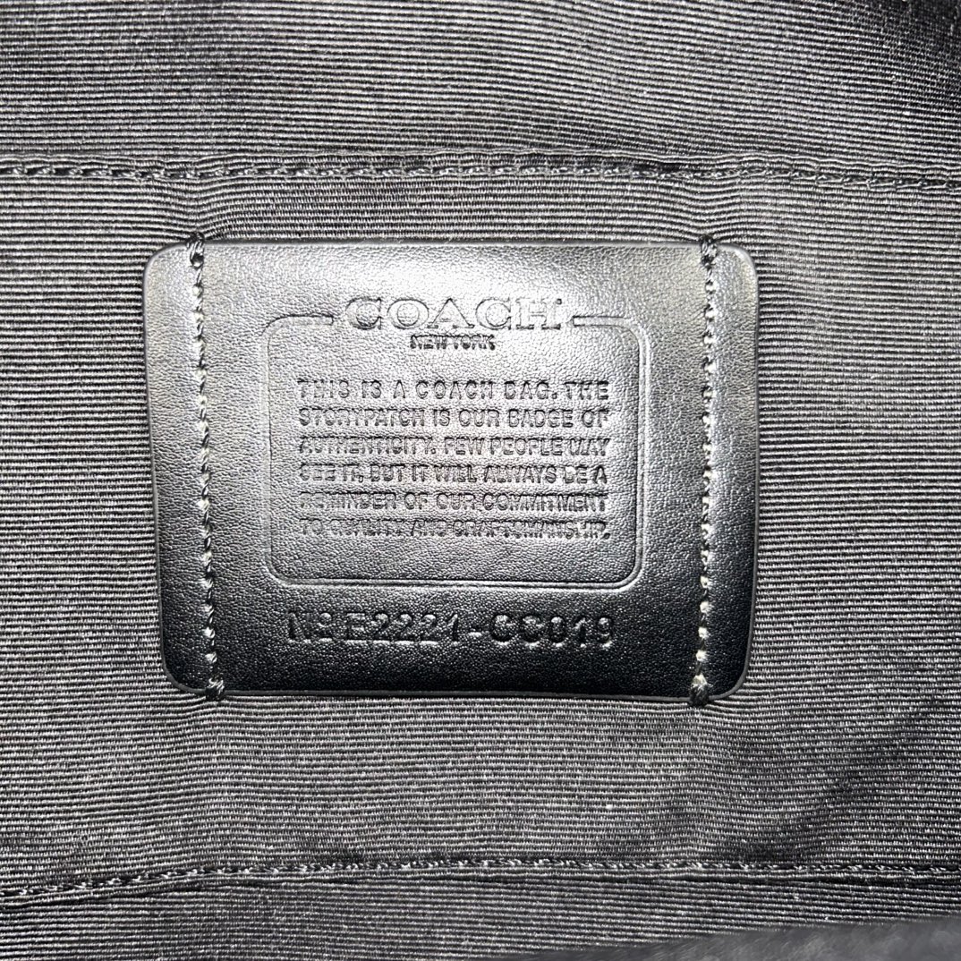 Coach CC019 标志TRACK 胸包腰包 PVC老花料配进口头层牛皮 客供五金 内置多功能袋