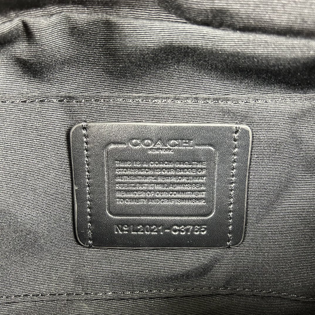 Coach C3765 标志TRACK 胸包腰包 PVC老花料配进口头层牛皮 客供五金 内置多功能袋