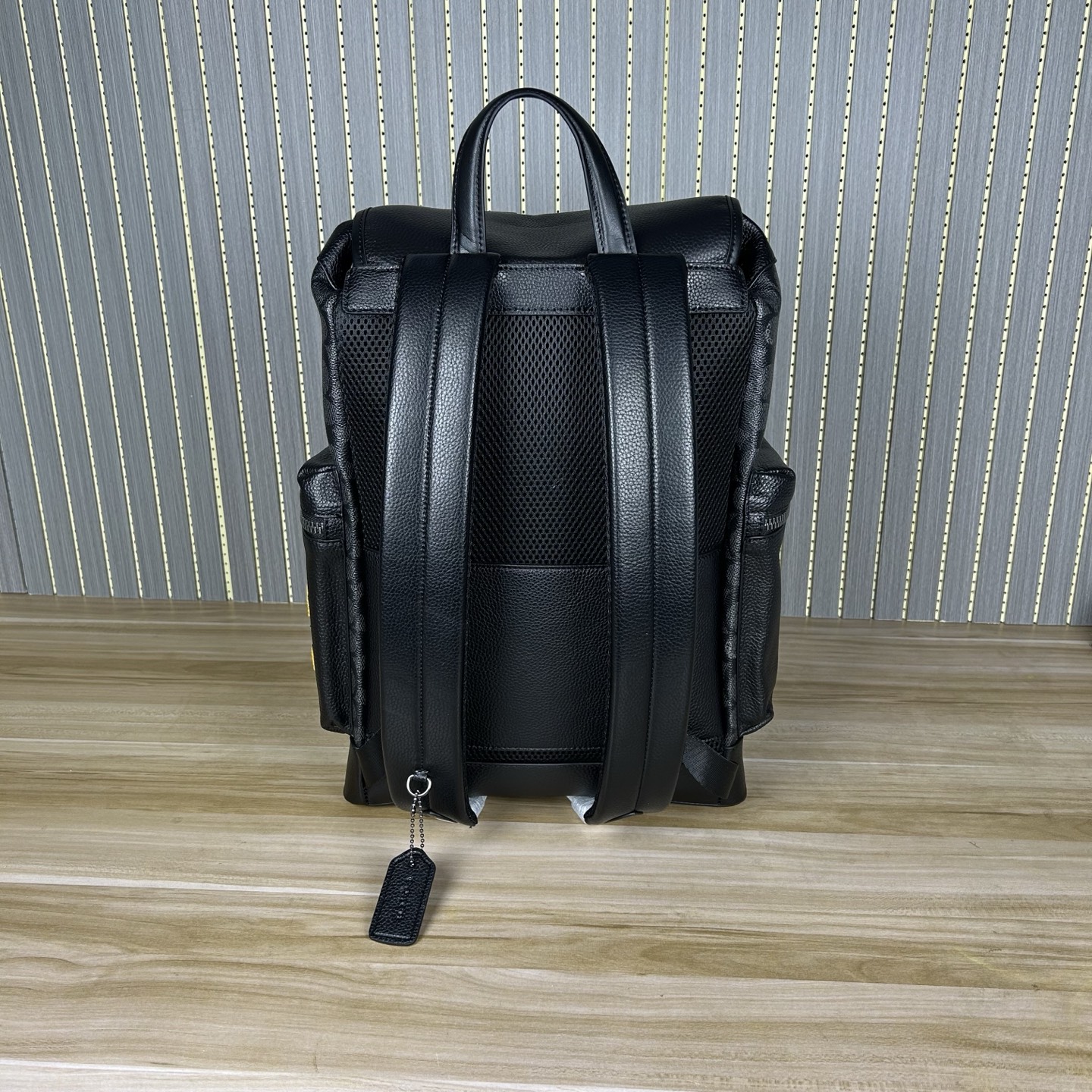 Coach COA*H 蔻家 背包4月新品CY818 Sprint 标志此款包采用的是牛皮革配织物内置拉链袋手机袋多功能袋内置数码产品袋拉绳和快速扣开合 织物衬里垂直长度8