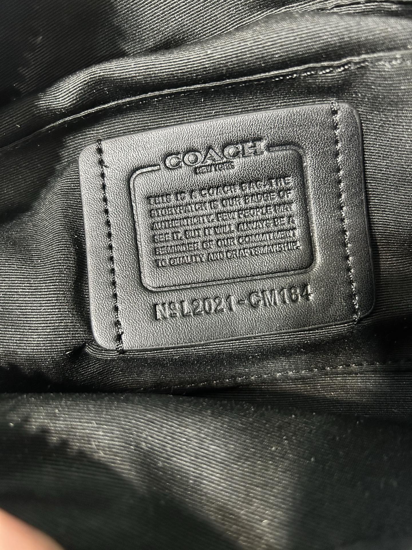 Coach CM184 标志TRACK 胸包腰包 PVC老花料配进口头层牛皮 客供五金 内置多功能袋