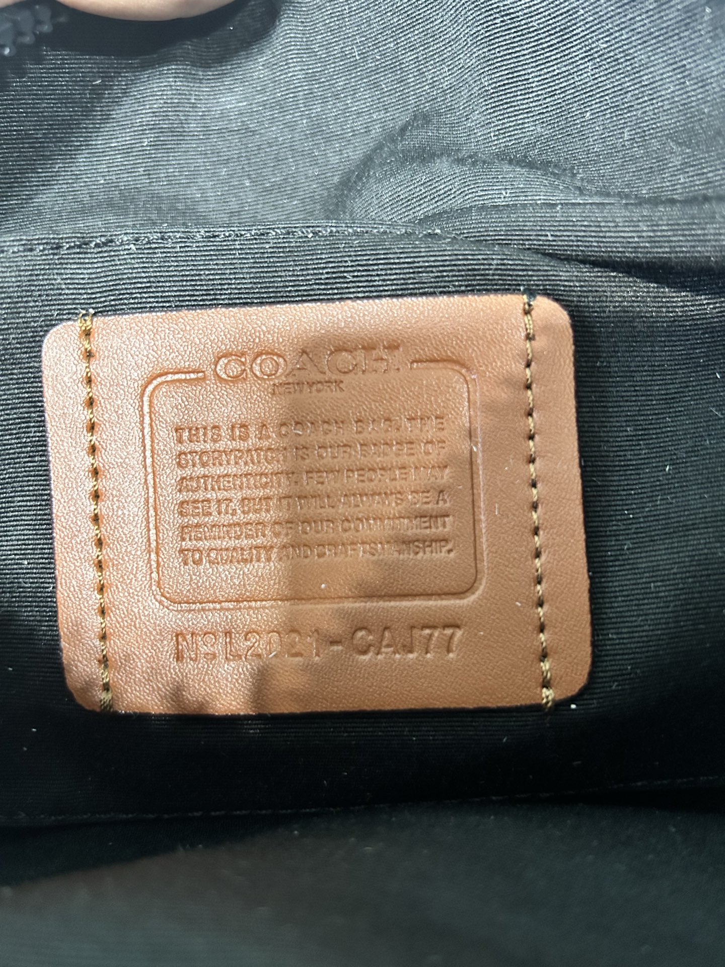 Coach CAJ77 标志TRACK 胸包腰包 PVC老花料配进口头层牛皮 客供五金 内置多功能袋