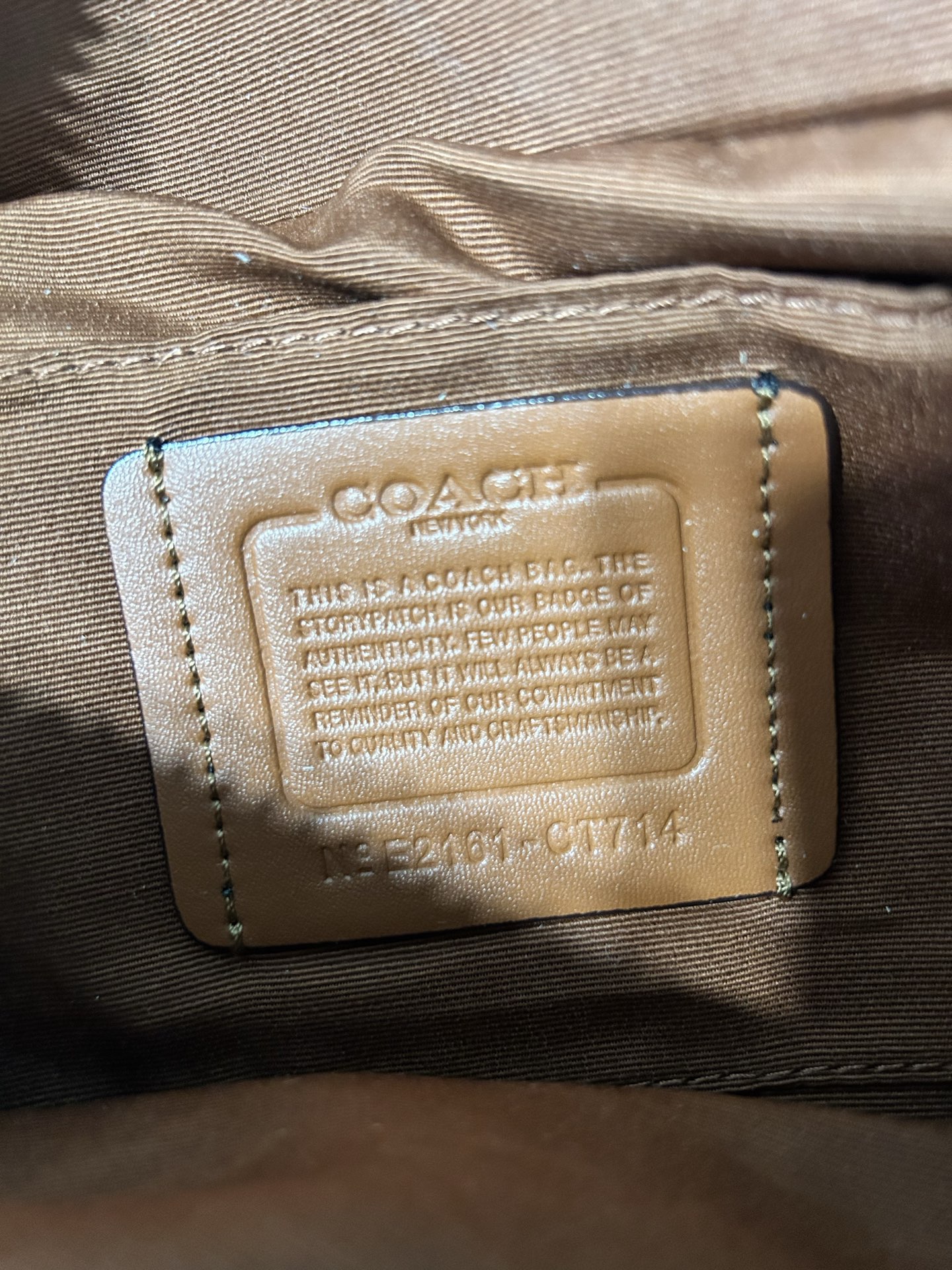 Coach CT714 标志TRACK 胸包腰包 PVC老花料配进口头层牛皮 客供五金 内置多功能袋