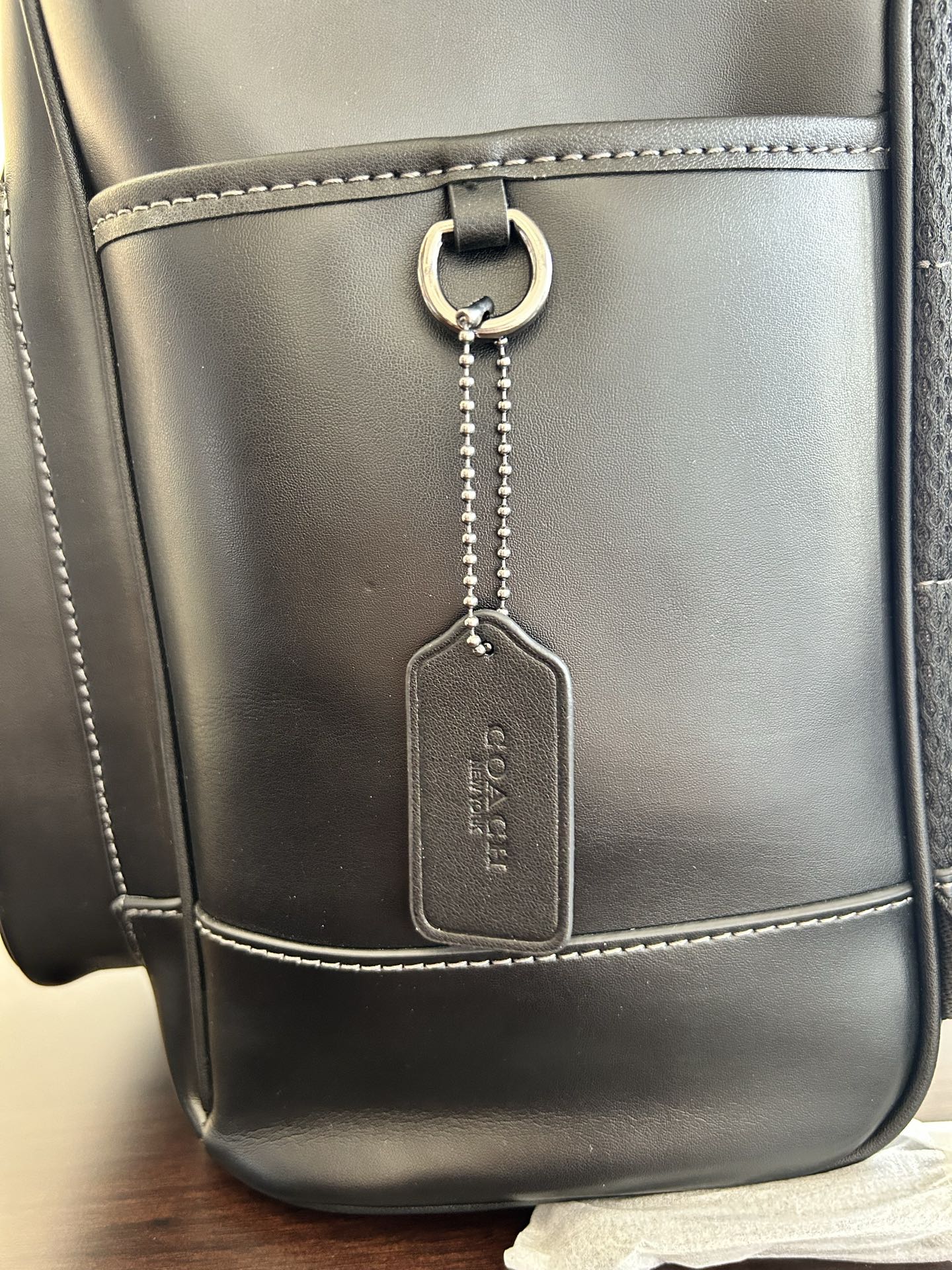 Coach 标志 LEAGUE翻盖双肩包 CU072