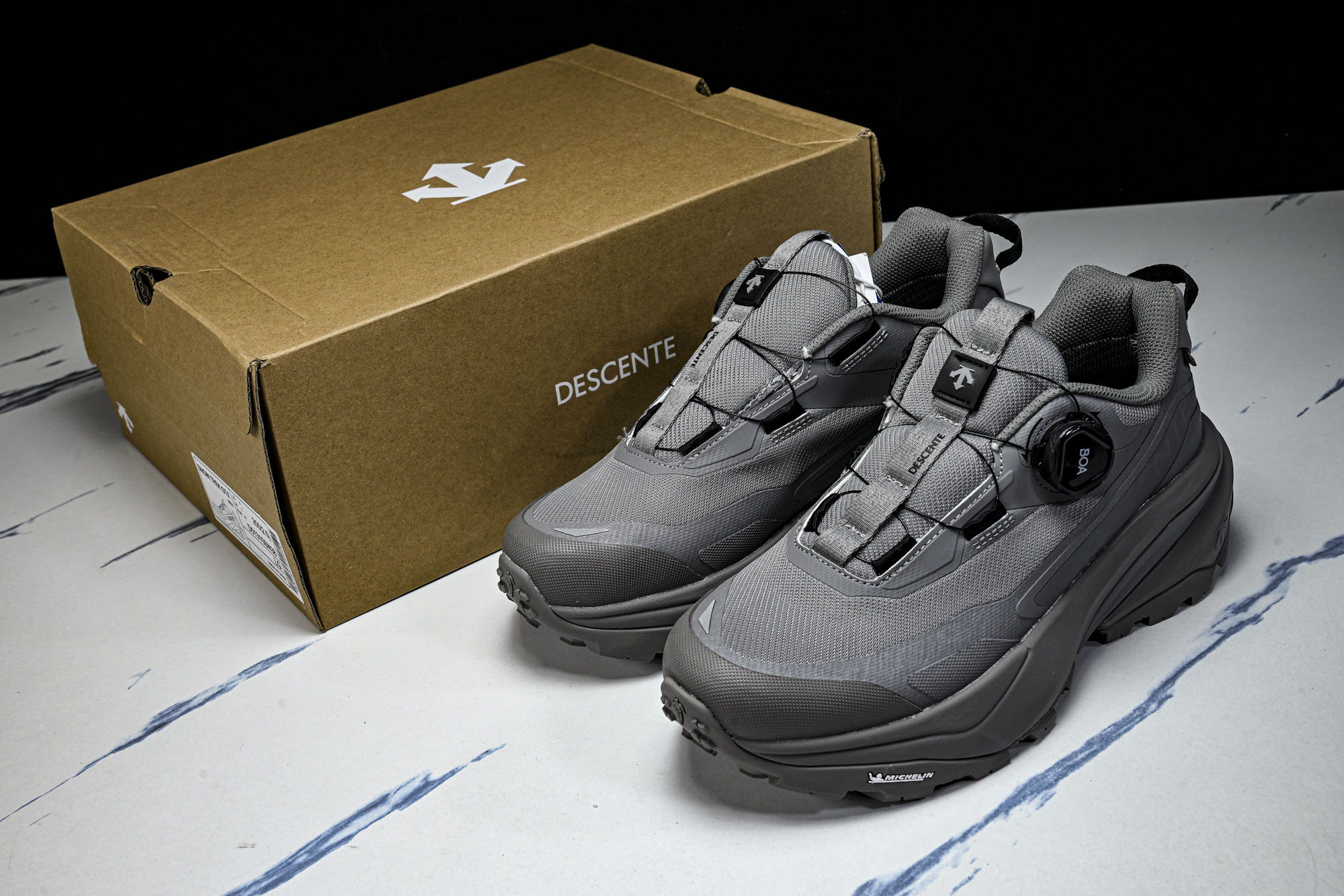迪桑特.DESCENTE.TRAIL RUN男女款轻户外GTX防水越野跑鞋D5131SSN38 尺码：4