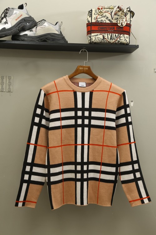 Burberry Classic Knitted Striped Sweater Fall/Winter - Unisex Style