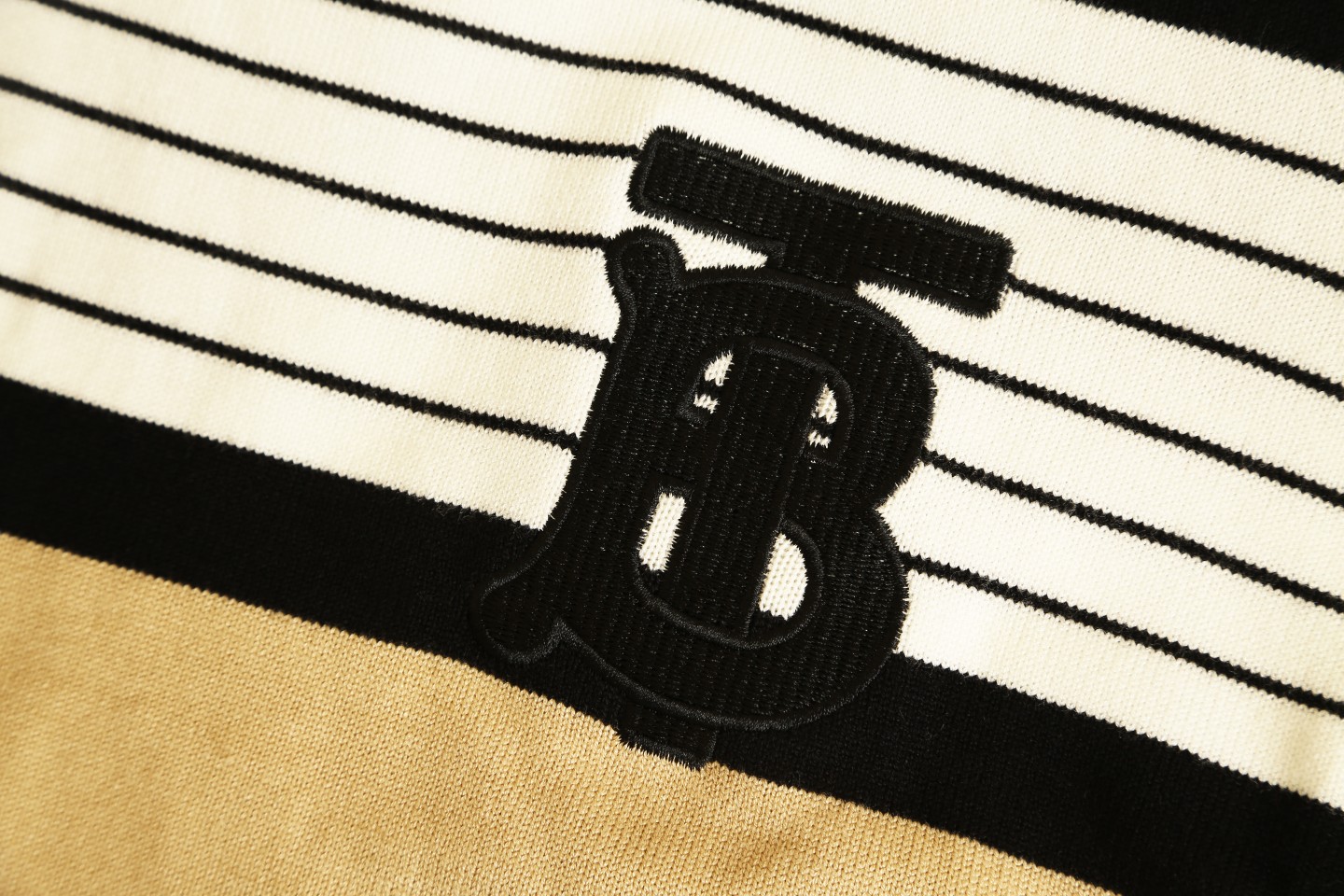 Burberry Striped Wool Sweater with Embroidered Logo, Unisex Design 7 a1726870443160 8055