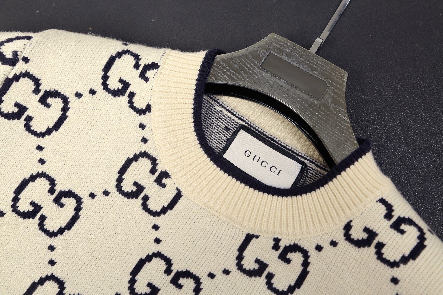 Gucci Wool Jacquard Sweater Diamond Pattern Interlocking Unisex Sweater 5 a1729195264646 3588