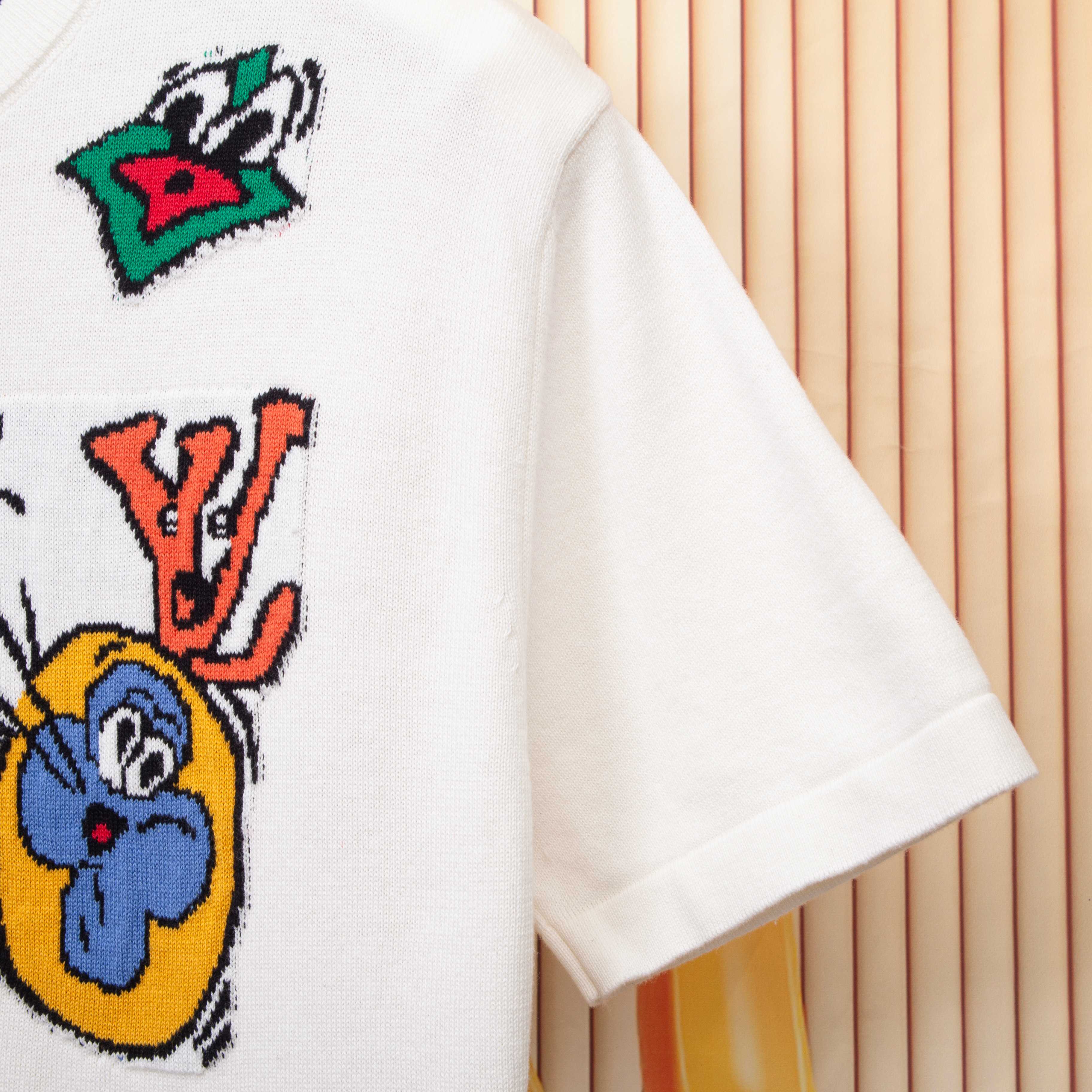 Louis Vuitton Camiseta de Manga Corta con Diseño de Avión de Papel 7 a1746677997717 6243