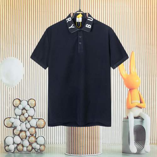 Burberry Collar Logo Jacquard Polo Shirt | Breathable Cotton Fabric 1 Burberry Collar Logo Jacquard Polo Shirt | Breathable Cotton Fabric